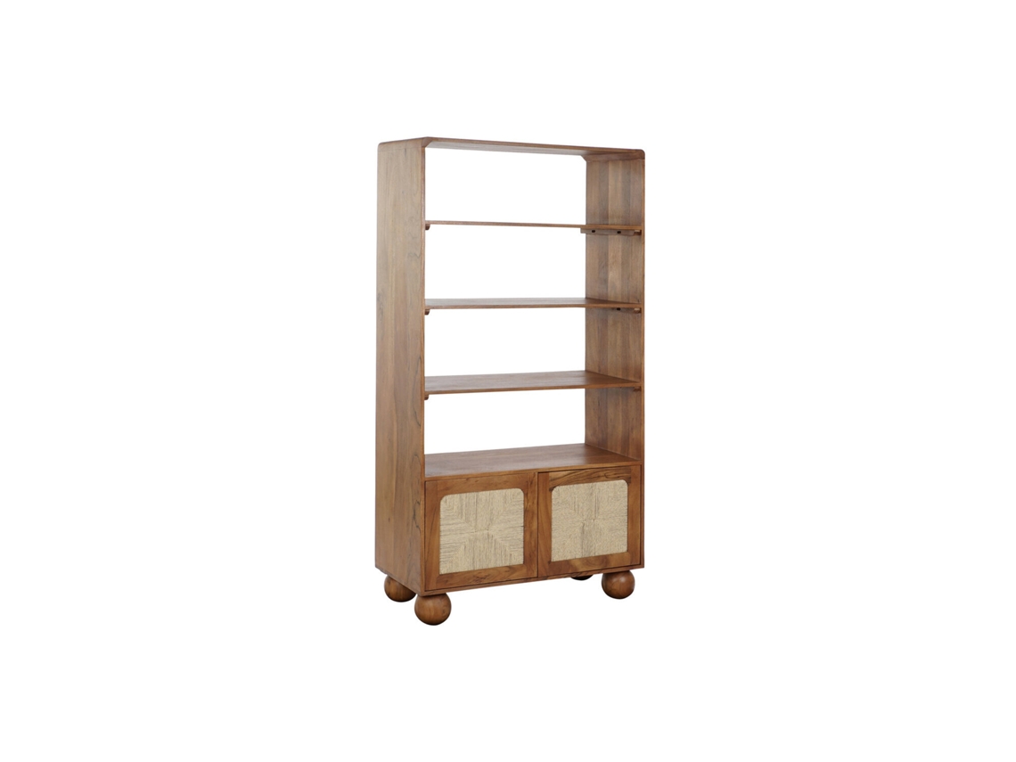 Estanteria Acacia Ratán Trenzado 90x40x181cm