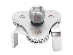 Llave Universal Ajustable Para Filtro De Aceite Con 3 Mordazas Para Automóviles Y Camiones, 45-100 Mm, Color Plata.