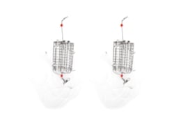 Danu26-trampas Para Cangrejos Con 8 Lazos Malla De Acero Inoxidable Cilíndrica Reutilizables Con Cordón Nylon 2 Piezas