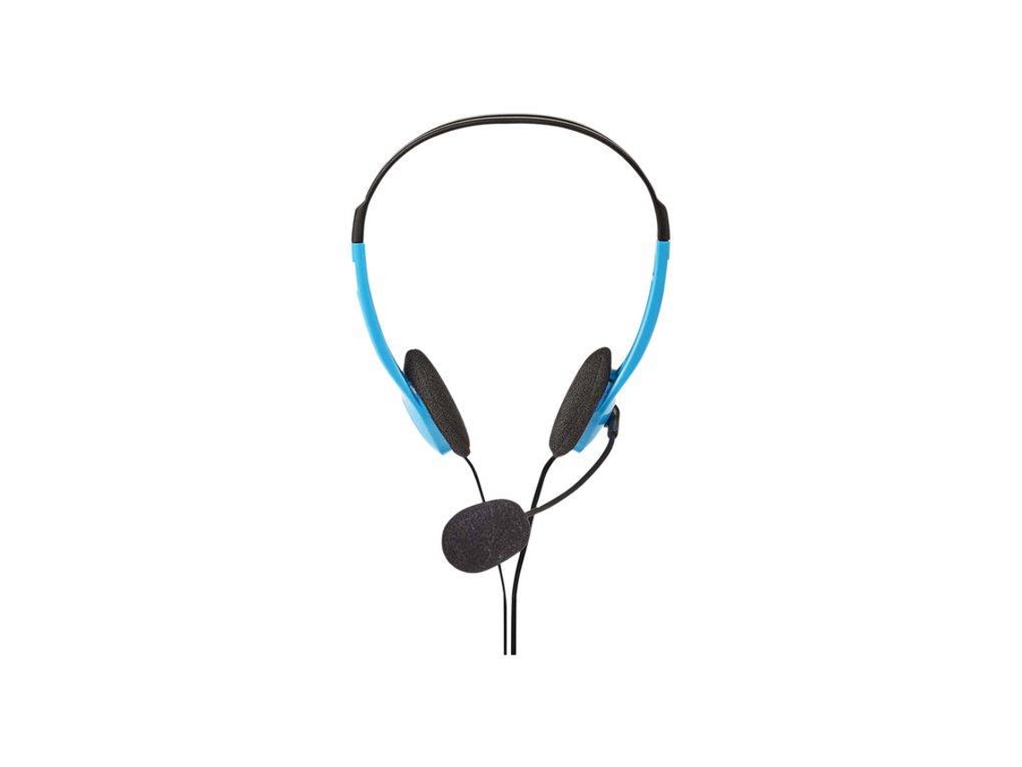 NEDIS Auriculares Flexibles para PC Azul