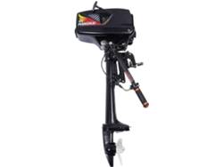 Motor Fueraborda Para Botes Inflables, Kayaks, Robusto Motor De 3.6 Caballos De Fuerza Y 2 Tiempos, Sistema De Pesca