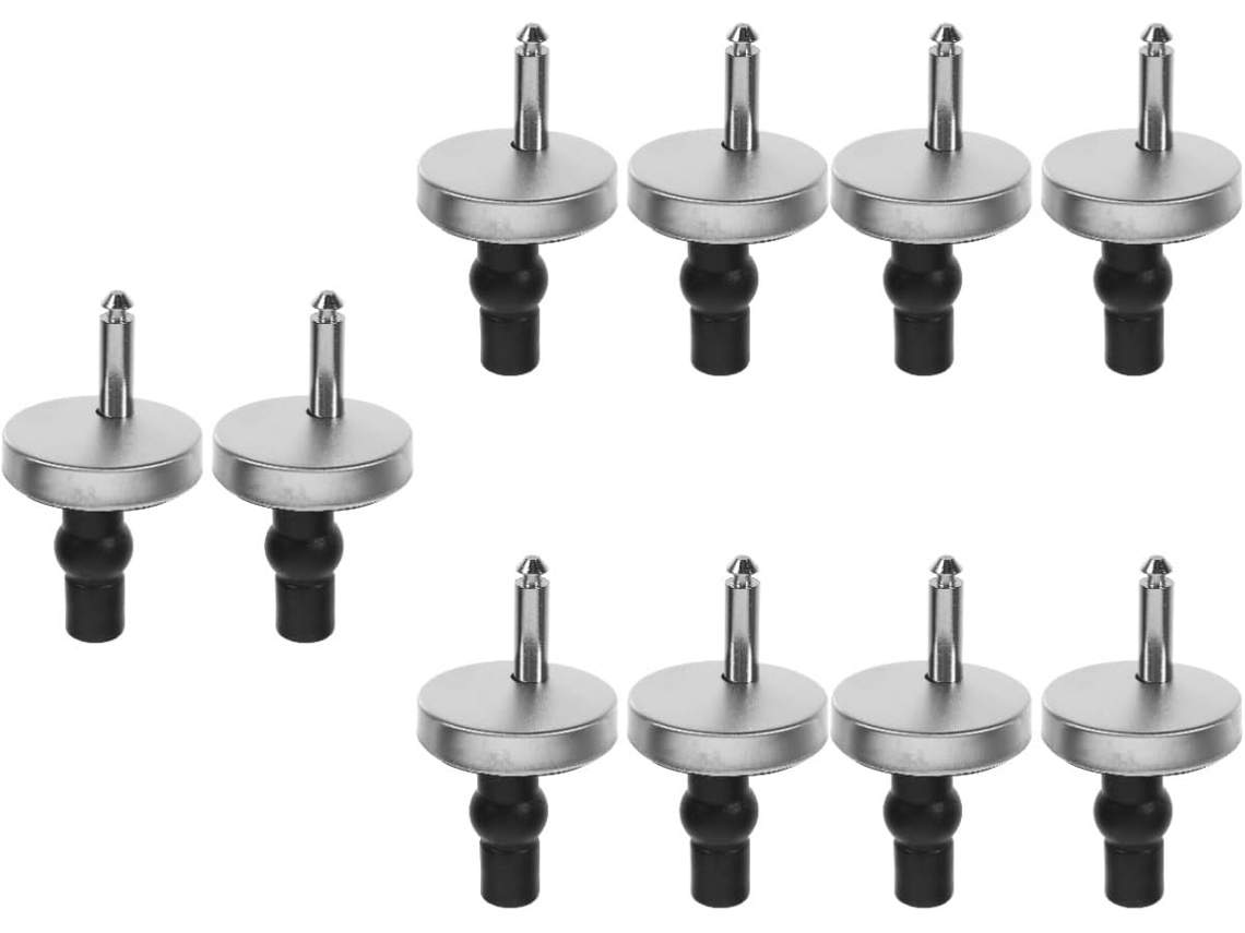 Juego de 5 tornillos de acero inoxidable para la fijación del asiento del inodoro, con accesorios Gokoco Insta