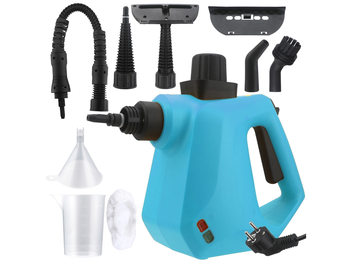 Limpiador A Vapor 1000w Para Todo Con 10 Accesorios - Presión De Vapor 3 Bar (azul) Chrui
