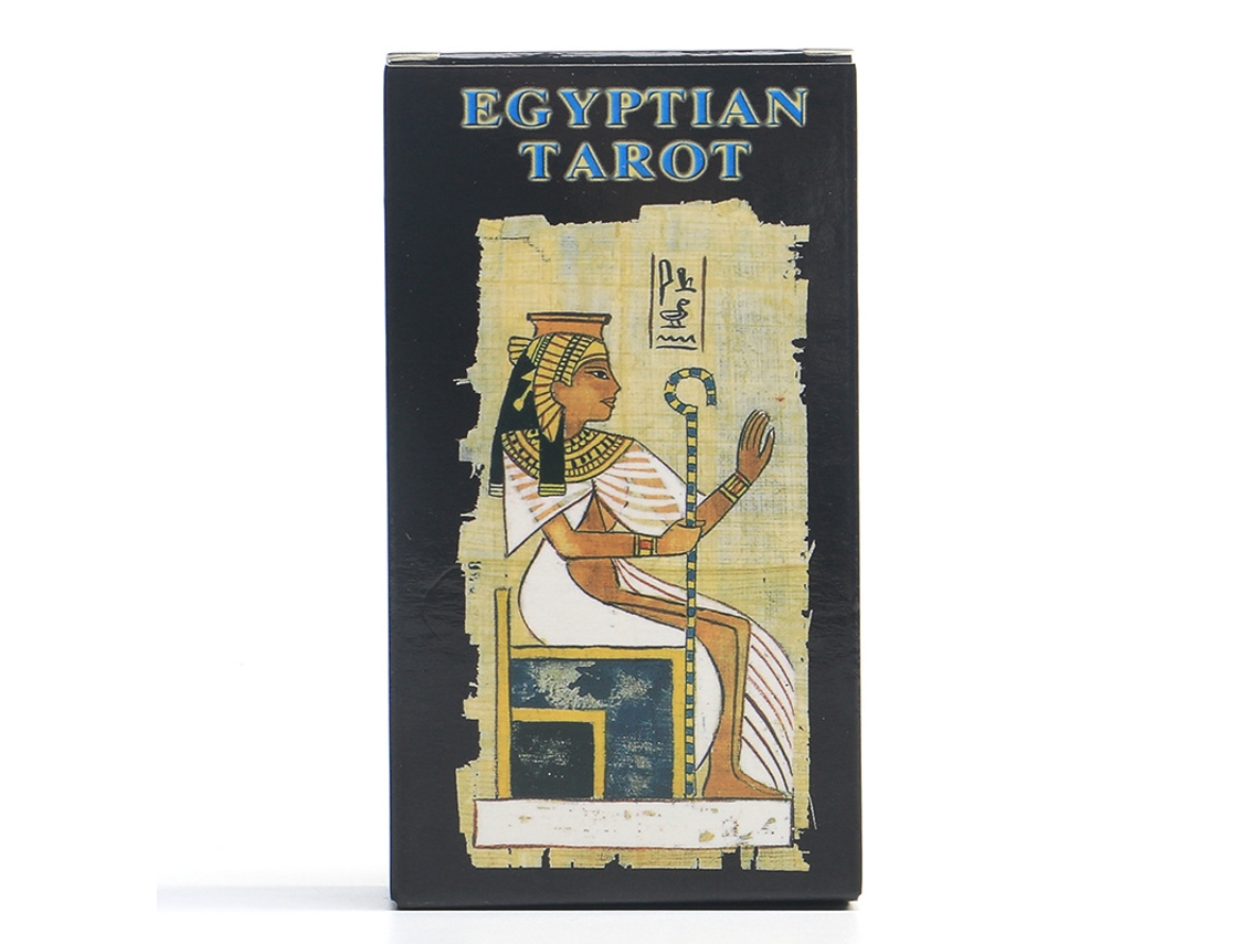 Baraja De Tarot Egipcio, 78 Cartas De Juego Interactivas, Caja De Presentación Colorida.