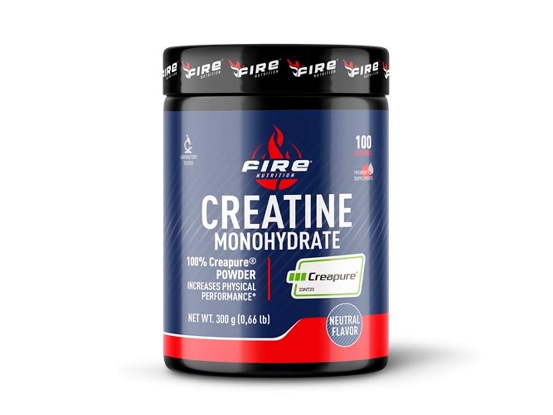 Creatina en polvo Creapure 300 g. FIRE NUTRITION