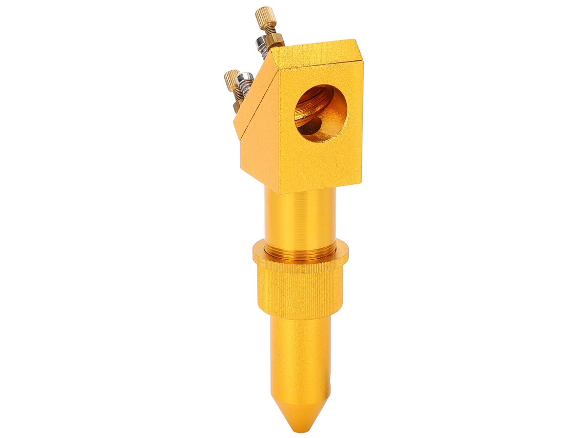Cabezal de lente láser con marco de espejo reflectante dorado, accesorio para máquina de grabado/corte 63.5