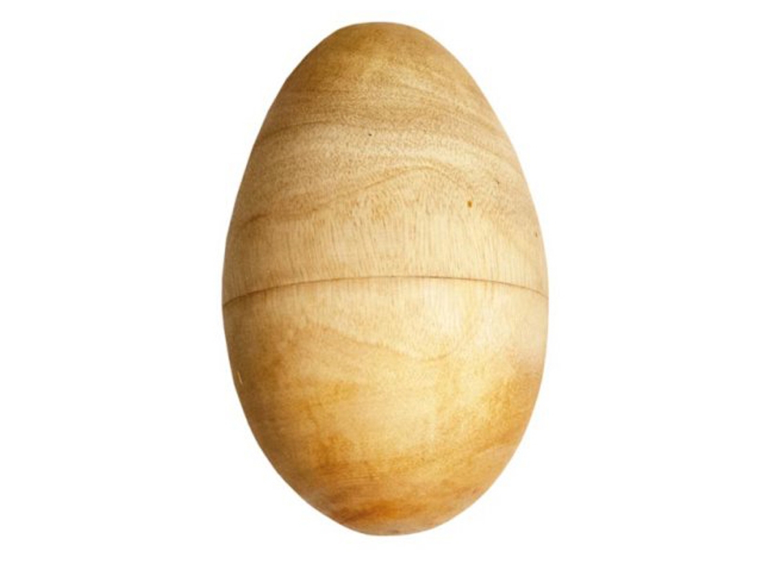 Salero de madera para huevos de 10 cm TERRE