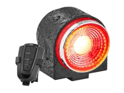 Luz trasera de bicicleta inteligente con alarma de freno IPX8, color negro Yizhood