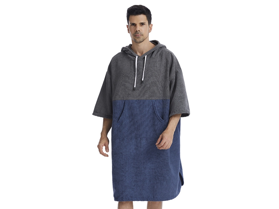 Toalla De Baño Ultra Absorbente De Microfibra Para Baño, Playa, Surf Y Diving, Secado Rápido, Capucha, Antiviento Y Caliente, Unisex