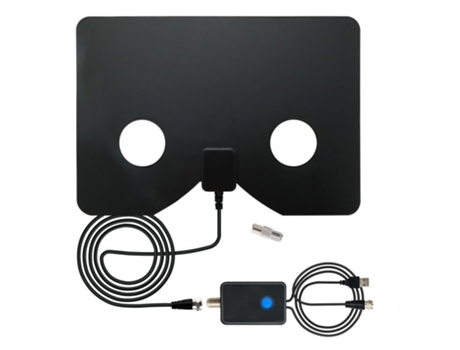 Antenas de tv amplificadas digitales para interiores 4k Antena de tv dvb-t2 de alta definición para recibir señales negro