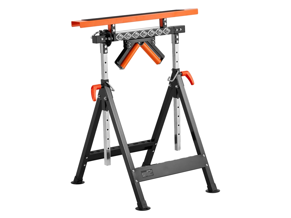 Soporte de rodillo para carpintería 4 en 1 Succebuy, altura ajustable de 33 a 50 pulgadas, capacidad de carga de 440 libras
