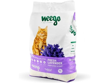 Arena para Gatos WEEGO Fresh Lavender (15L)