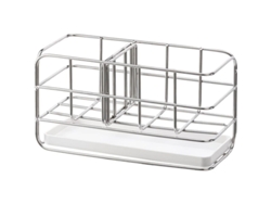 Soporte Para Esponjas De Cocina, Organizador De Fregadero De Acero Inoxidable Con Adhesivo, Cesta De Drenaje De Líquidos Resistente A La Corrosión.