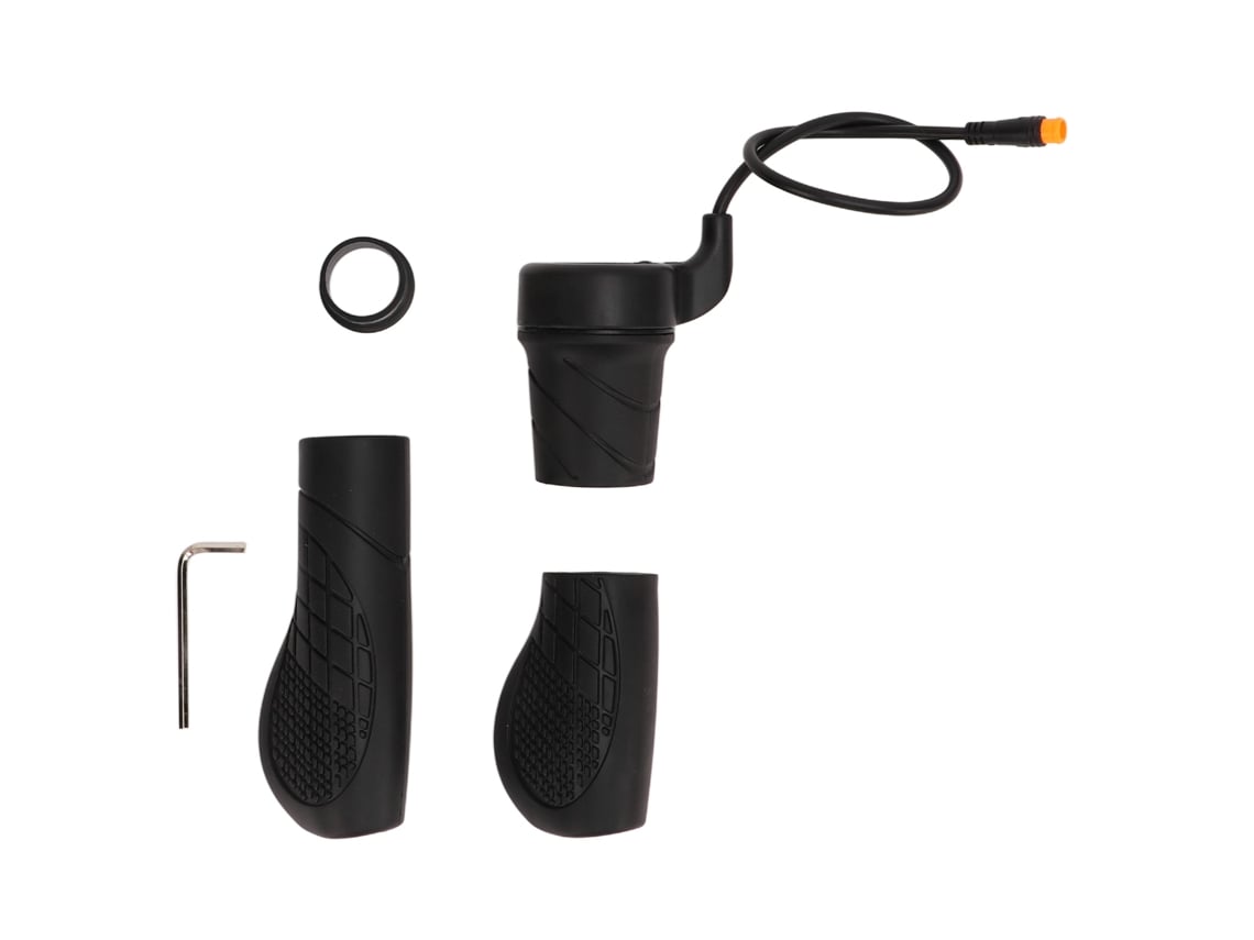 Acelerador elétrico Rebe-handle para guidão com regulagem de velocidade e conector à prova d'água 24V-72V