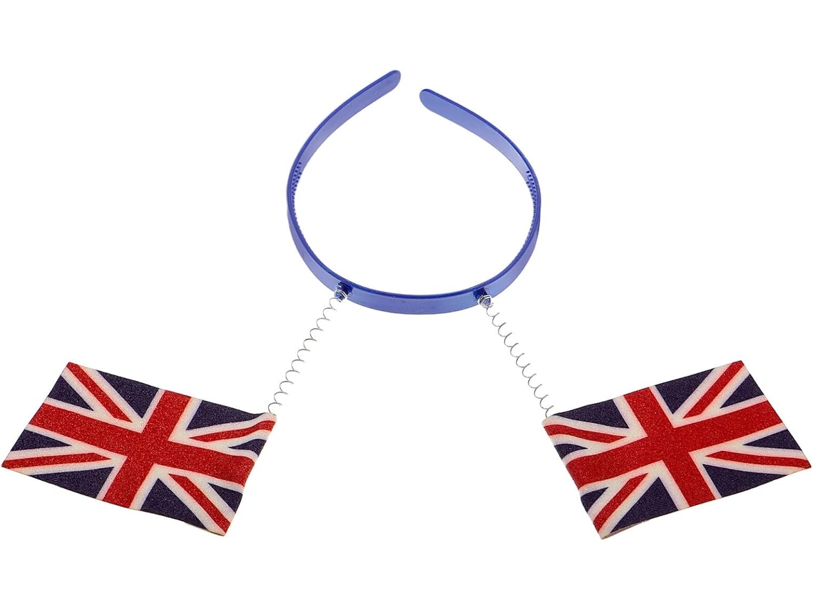 Diadema Cabello Drapeau Britannique Union Jack 3d Ressort, Accessoire Coiffure Ligero Pour Mujers Y