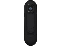 Mini cámara corporal de bolsillo Yizhood HD 1080P con audio y video (negra)