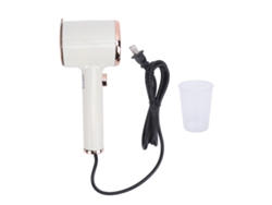 Máquina De Vapor Portátil Para Viagens De Passar Roupa A Seco E Molhado Com Placa De Titânio Us Plug Branco
