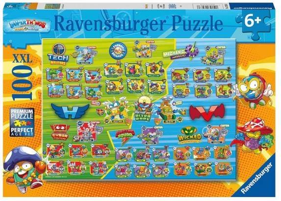 Puzzle RAVENSBURGUER Superzings Modelo 2 (Edad Mínima: 6 Anos - 100 Piezas)