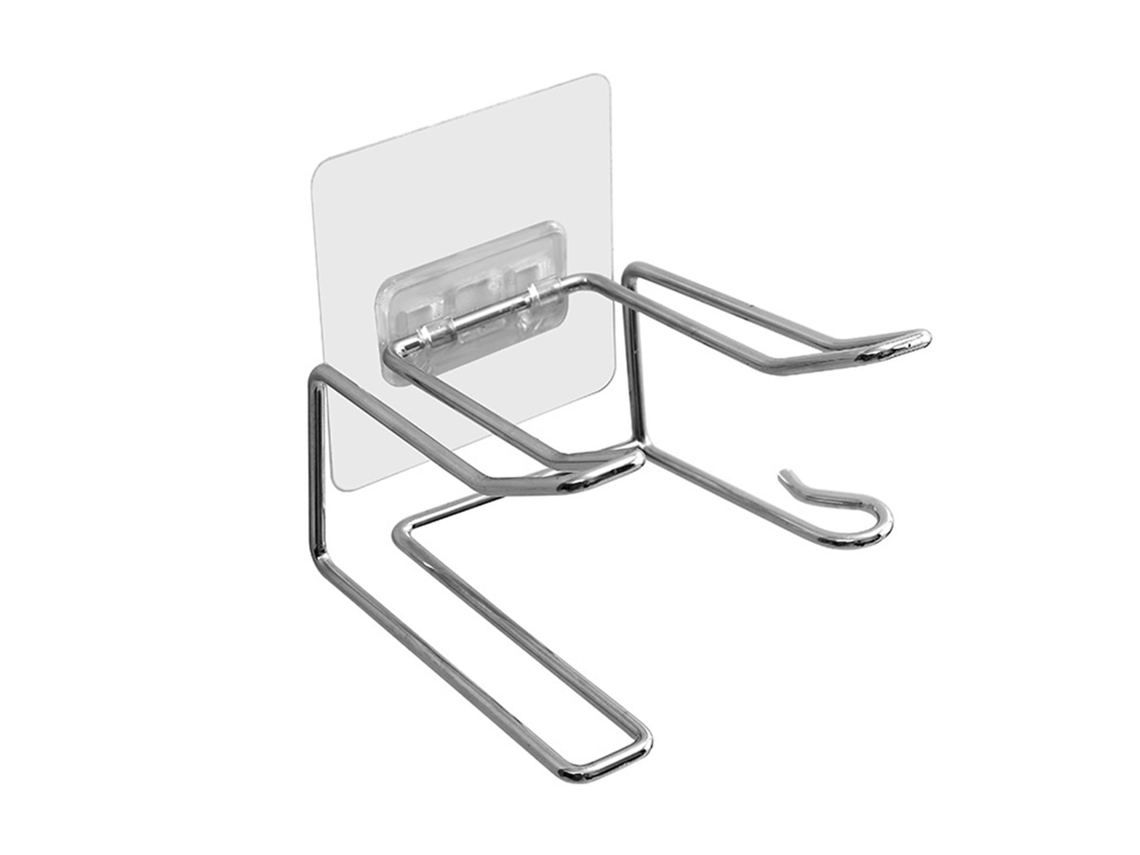 Soporte Para Secador De Pelo De Pared De Acero Inoxidable Que Ahorra Espacio, Fácil Instalación, Colgador Para Secador De Pelo Para Baño