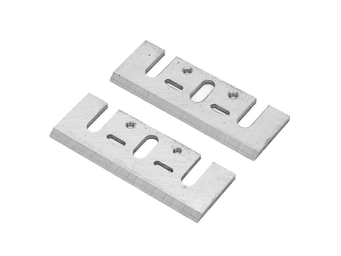 2 Laminas De Cepillo Eléctrico Hss 3-1/4 Pulgadas 82mm Para Hitachi Ryobi Makita 1900b 1100 1902 1923b 1923h Kp0800 N1900b
