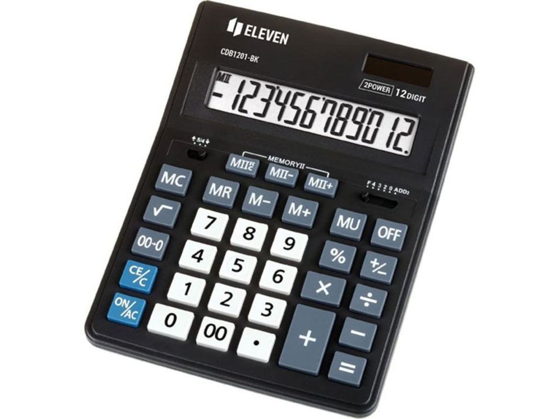 Calculadora Eleven Kalcdb1201bk Calculadora de escritorio Eleven Cdb 1201bk Negra