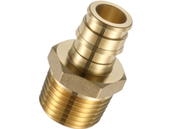 Adaptador De Tubería Roscado De Latón De Diseño Práctico. Apto Para Diversos Sistemas De Tuberías.
