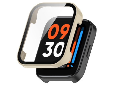 Realme Watch 3 Pro Part + Funda protectora integrada con película templada (Marfil)