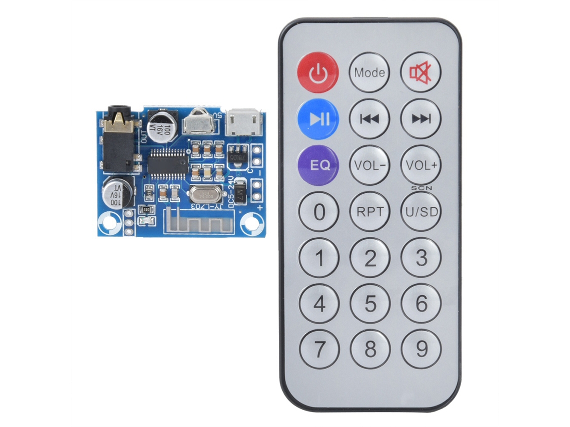 Placa De Decodificación Para Amplificador De Audio De Coche Bluetooth Modificación Diy Dc5-24v
