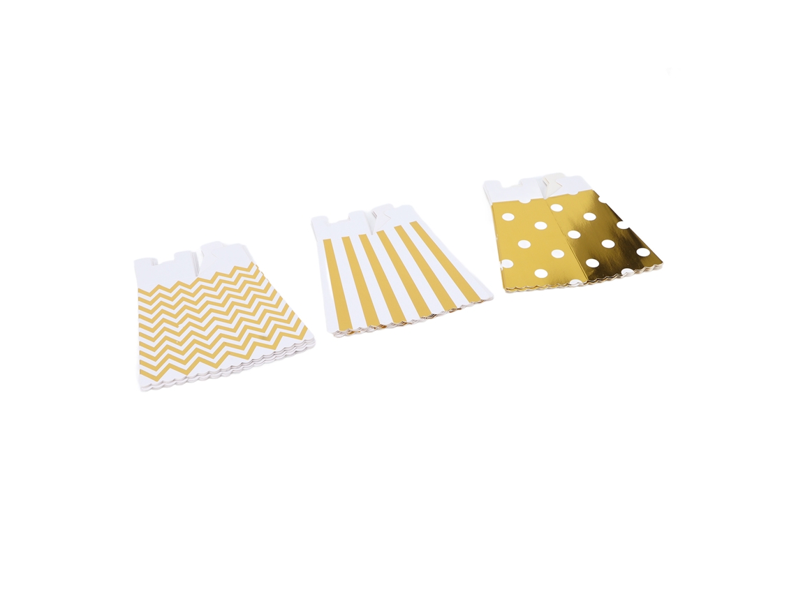 36 Cajas De Papel Para Palomitas De Maíz Con Apertura Superior, Gran Capacidad, Ligeras Y Portátiles.