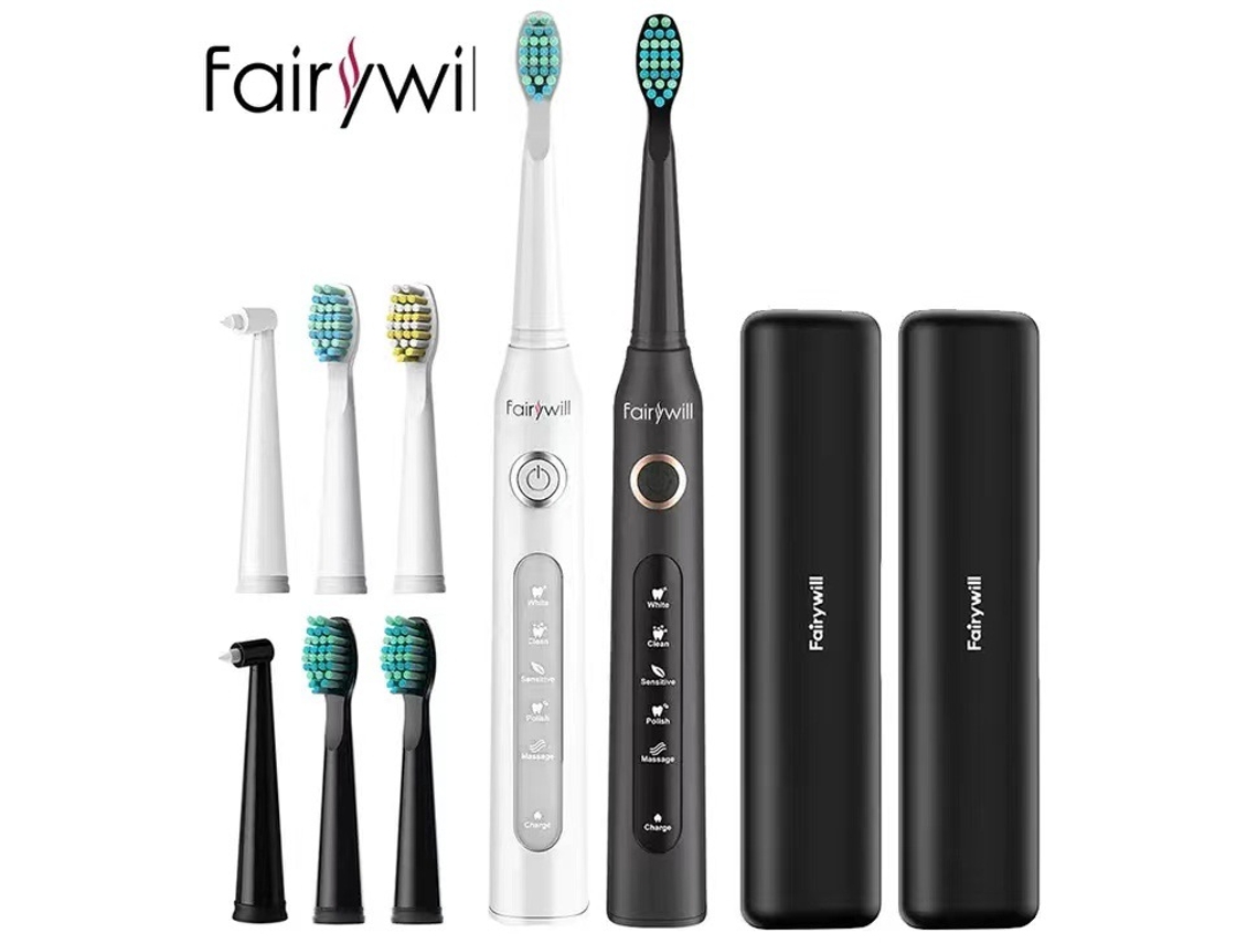 Cepillo de dientes eléctrico ECELEN Fairywill D7/FW507 Blanco
