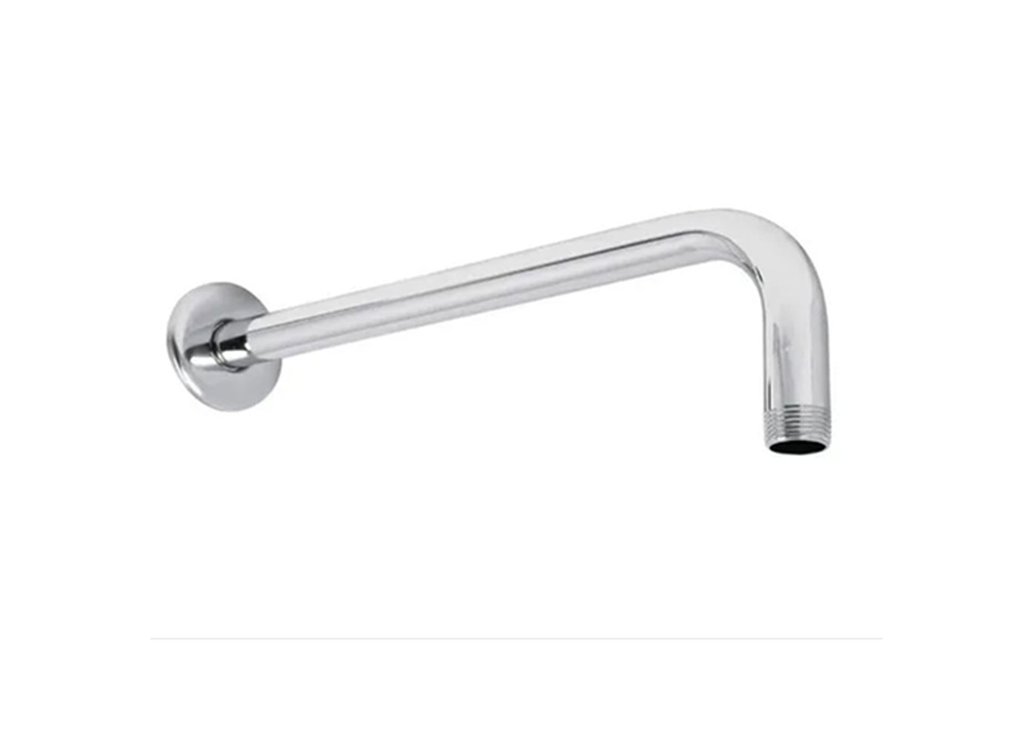 Brazo de ducha de acero inoxidable cromado de 50 m y 20 mm redondo resistente al óxido