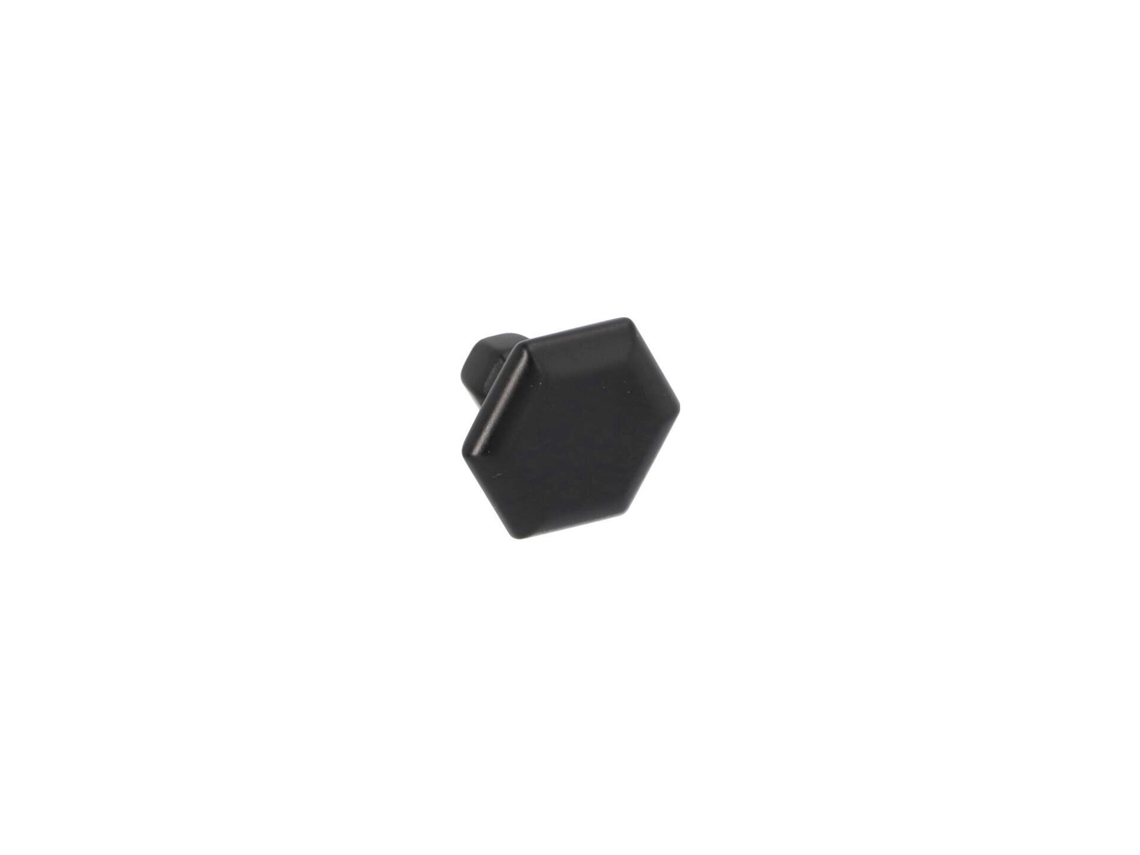 Pomo Para Muebles De Zamac Diámetro 35mm Barniz Negro Mate Pack De 25
