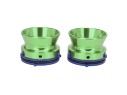 1 Par De Adaptadores Nab Hub De Aleación De Aluminio Pulido, Con Apertura De 10 Pulgadas, Para Grabadoras De Cinta Studer Revox Akai Teac.