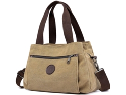 Bolsas De Lona Crossbody Para Mulheres, Bolsas De Bolsa Multicompartimento 