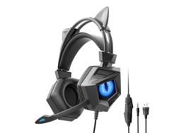 Auriculares Para Juegos Con Cable, Micrófono De Alta Definición Integrado Y Compatibilidad Con Sonido Estéreo 3d.