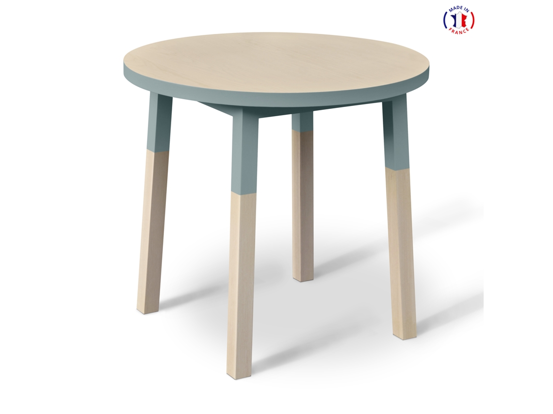 Mesa Redonda MON PETIT MEUBLE FRANÇAIS (Blanco Balisson - Madera - 100 x 75 x 100 cm)