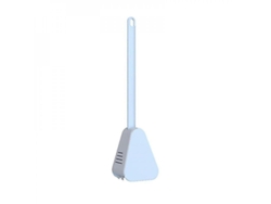 2026-cepillo De Inodoro De Silicona Con Soporte Limpiador Esquina Muerta Diseño Ergonómico Anti-deslizante Baño Mbd Azul