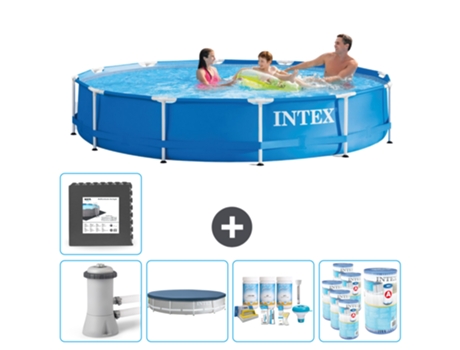 Piscina Tubular INTEX 28212GN-CB17 (6503 L - 366x76cm)