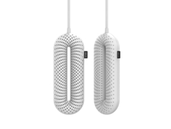 (Blanco) Secador de zapatos eléctrico doméstico, calentamiento rápido, portátil, esterilización a temperatura constante.