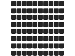 Tapa final de 100 piezas ALLINLESS
