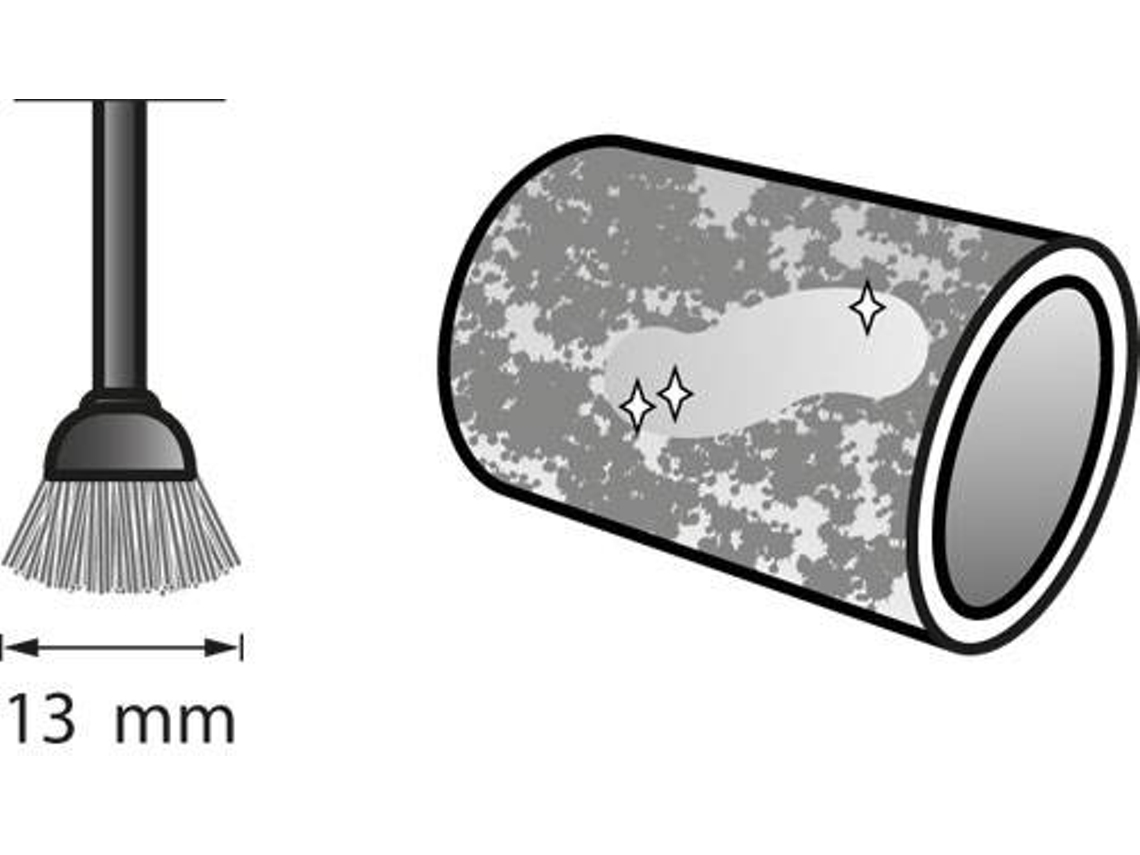 Cepillo de acero inoxidable DREMEL 26150531JA