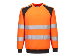 Sudadera Alta Visibilidad Ecológica Wx2 | Trabajo Sostenible Naranja/negro / S
