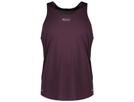 Camiseta sin Mangas de Hombre para Running 2XU Speed Tech Morado (S)