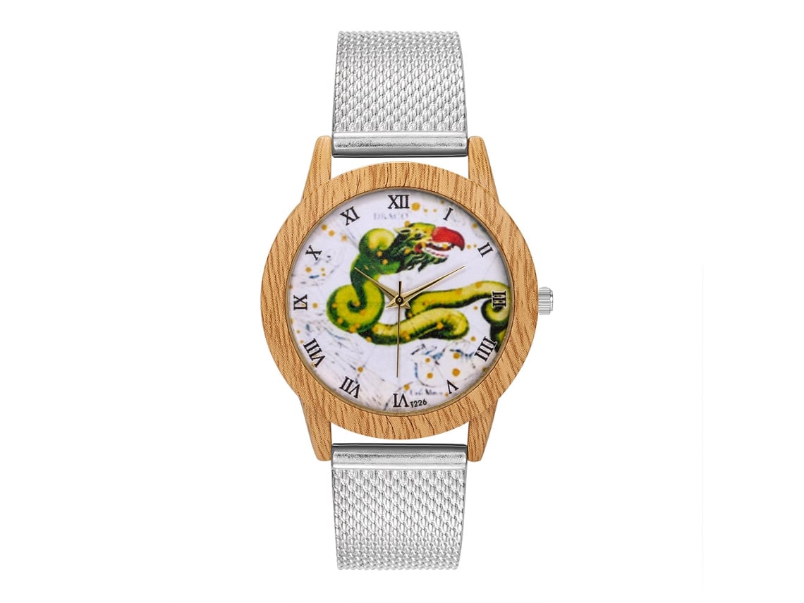 Reloj De Pareja Unisex Zhoulianfa Con Correa De Malla De Silicona Y Movimiento De Cuarzo (plateado)
