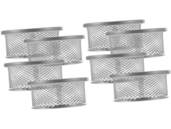 Organizador De Papelería De 8 Piezas Con Soportes De Malla Para Clips Y Clips De Papel.