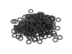 2026rebe-200 Piezas Anillos O De Caucho Negro Resistente A Desgaste Flexible Universal Para Pesca Accesorios