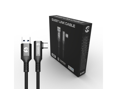 Cable de 5M de Vortexvr Usb-A a Usb-C para Meta Quest Link Quest 3 Quest 2 VORTEX VR