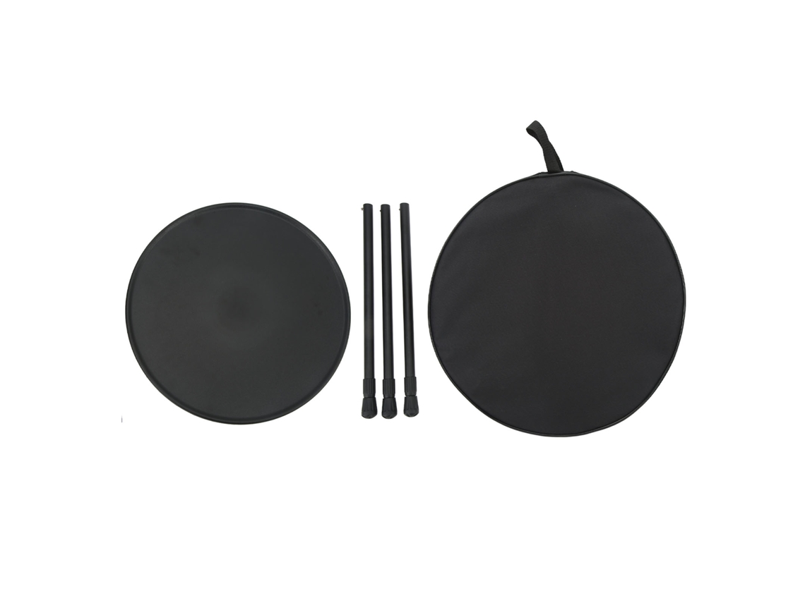 Mesa redonda plegable de aleación de aluminio para acampar, mesa de picnic portátil elevable, equipo para RV