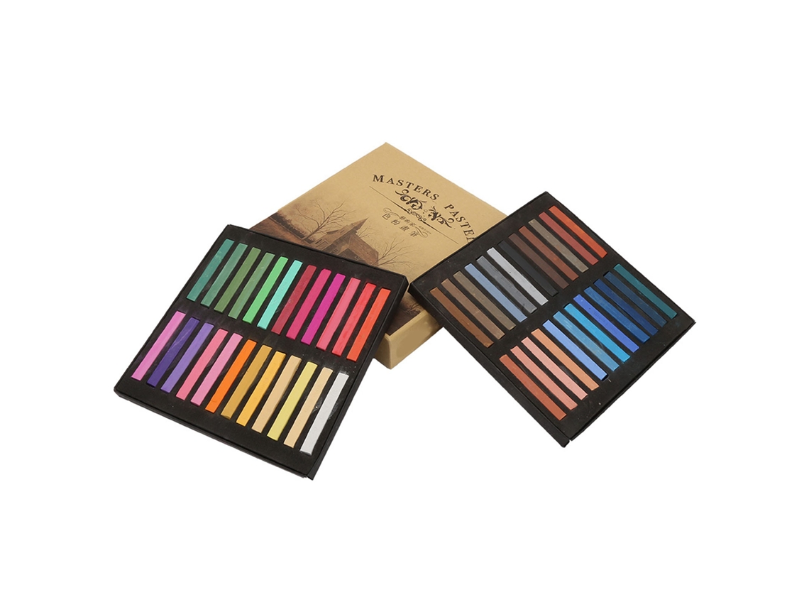Juego De 48 Crayones Fluorescentes Para Pintar Y Teñir El Cabello - Desechables