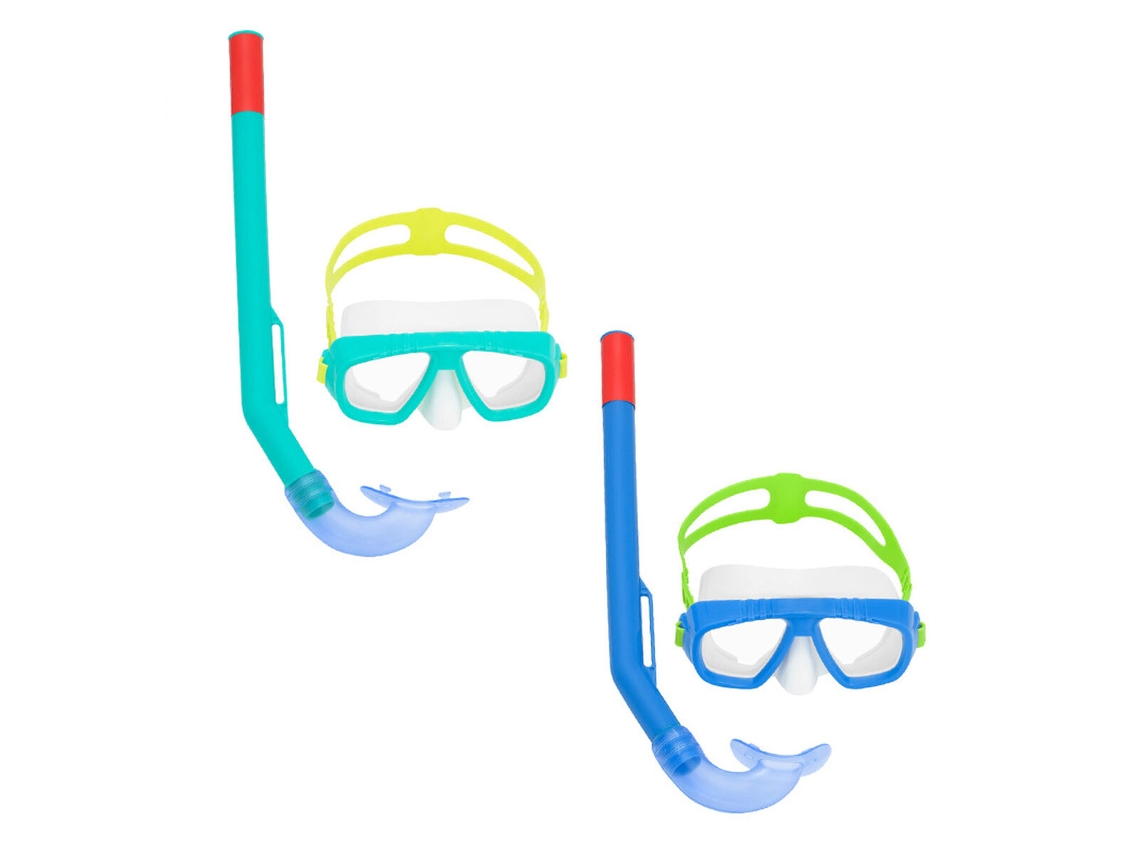 Gafas de Buceo con Tubo Infantiles BESTWAY Azul Turquesa